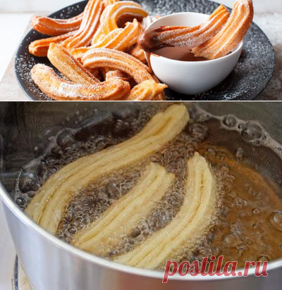Быстрые и вкусные чурросы, родом из Испании