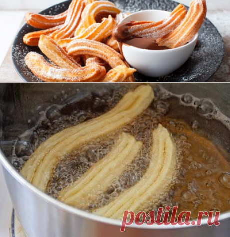 Быстрые и вкусные чурросы, родом из Испании