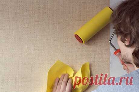 Особенности поклейки виниловых обоев — Самострой