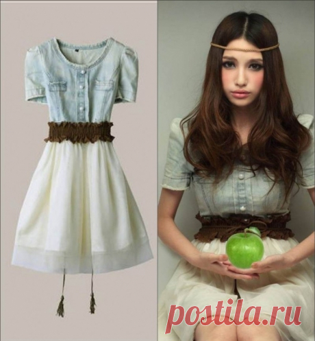 Платье из рубашки / Блузки / Модный сайт о стильной переделке одежды и интерьера