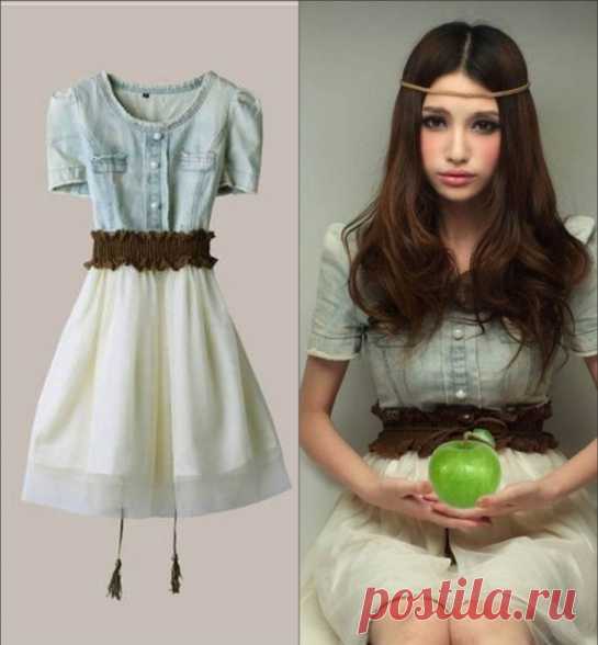 Платье из рубашки / Блузки / Модный сайт о стильной переделке одежды и интерьера