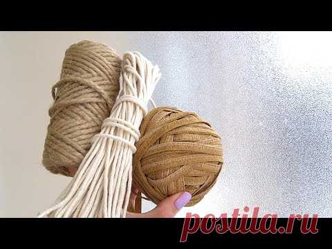 ОЧЕНЬ ШИКАРНАЯ идея из ДЖУТА своими руками. Jute Craft idea