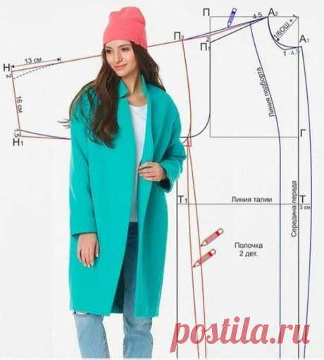 ​Моделирование пальто — Сделай сам, идеи для творчества - DIY Ideas