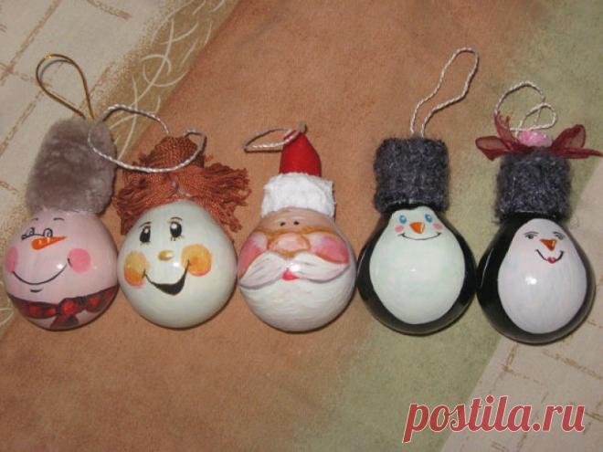 Новогодняя игрушка своими руками фото как делать