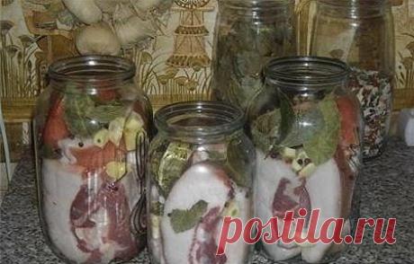 Сало в тузлуке