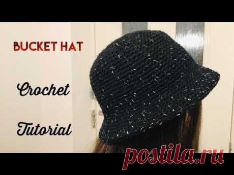 How to crochet Bucket Hat Trend. Waistcoat stitch