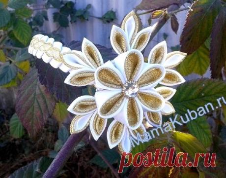 Канзаши мастер класс снежинки