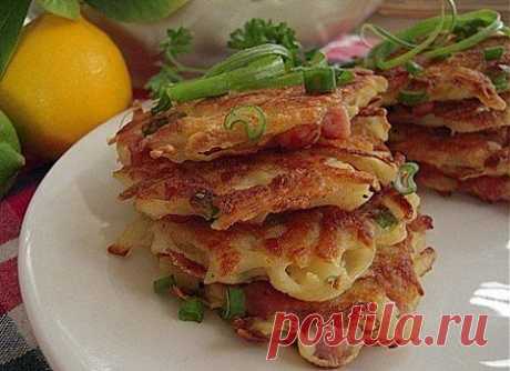 Картофельные драники с колбасой | Банк кулинарных рецептов