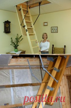 Чердачные лестницы своими руками - Nebka.Ru