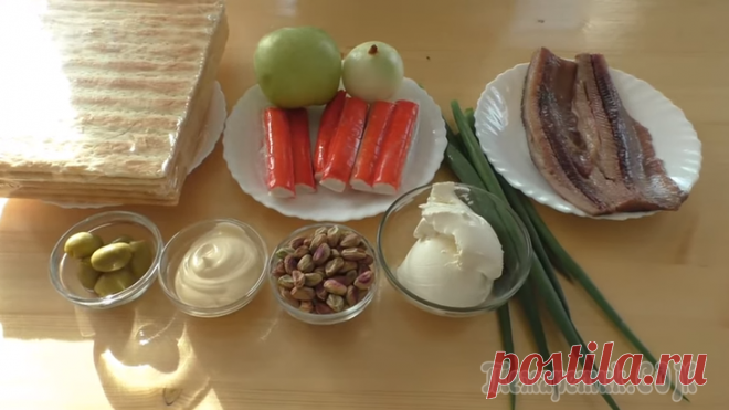 Закусочный торт, который взорвет интернет / Морской Наполеон