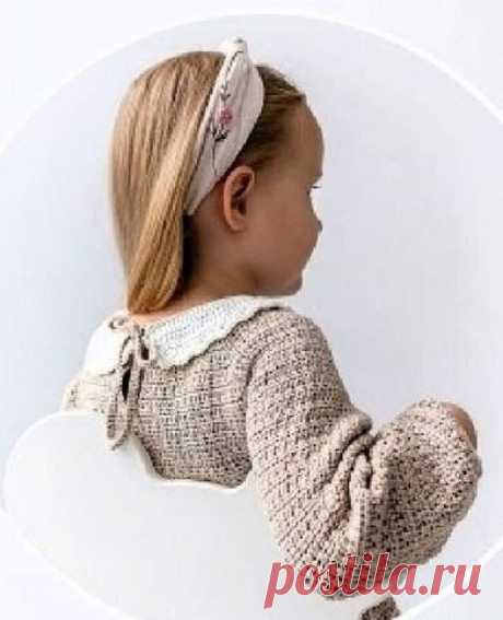 Платье "Мэри", вяжем детям