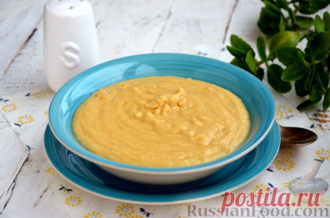 Рецепт: Гороховое пюре со сливками на RussianFood.com