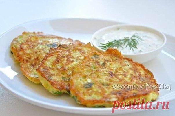 🔹Оладьи из кабачков с сыром и чесноком🔹 / Западло