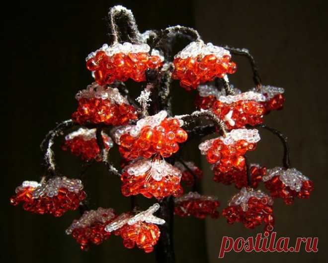 Времена года. Плетем деревья из бисера