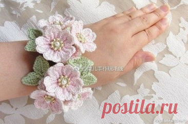Цветы крючком от японских мастеров. Схемы | Вязаные крючком аксессуары