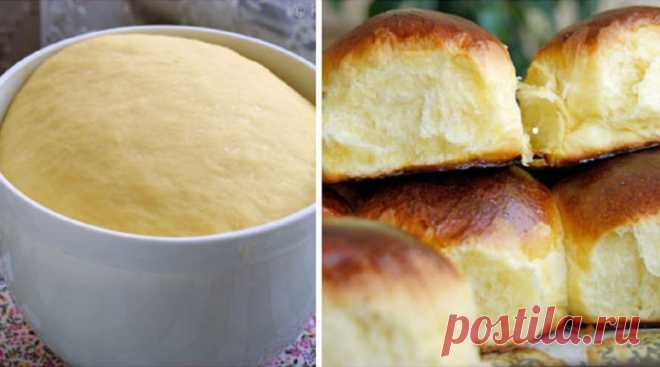 Пышные и мягкие булочки по ГОСТу