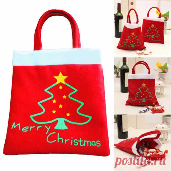 подарочная упаковка мешок Picture - More Detailed Picture about Creative Christmas Tree Pattern Santa Claus Candy Bag Handbag Home Party Decoration Gift Bag Christmas Supplie Free Shipping Picture in Stockings & Gift Holders from dependonu | Aliexpress.com | Alibaba Group
