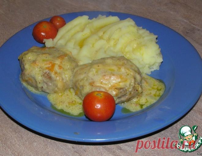 Ленивые голубцы под белым сливочным соусом – кулинарный рецепт