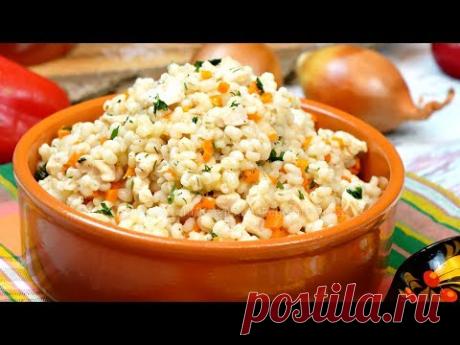 Вкусная и сытная перловая каша с курицей и овощами - секрет быстрого приготовления перловки!