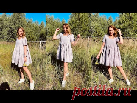 Льняное платье. Обзор