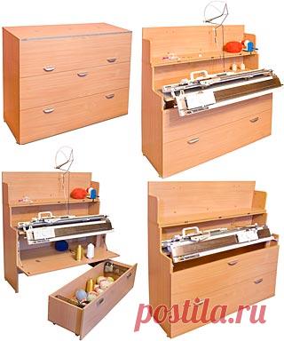СТОЛ-КОМОД ДЛЯ ВЯЗАЛЬНОЙ МАШИНЫ