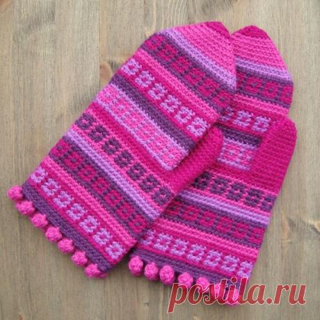 Crochet 2 - Woolen Mitten