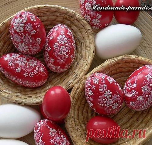 РОСПИСЬ ПАСХАЛЬНЫХ ЯИЦ ГОРЯЧИМ ВОСКОМ. МАСТЕР-КЛАСС