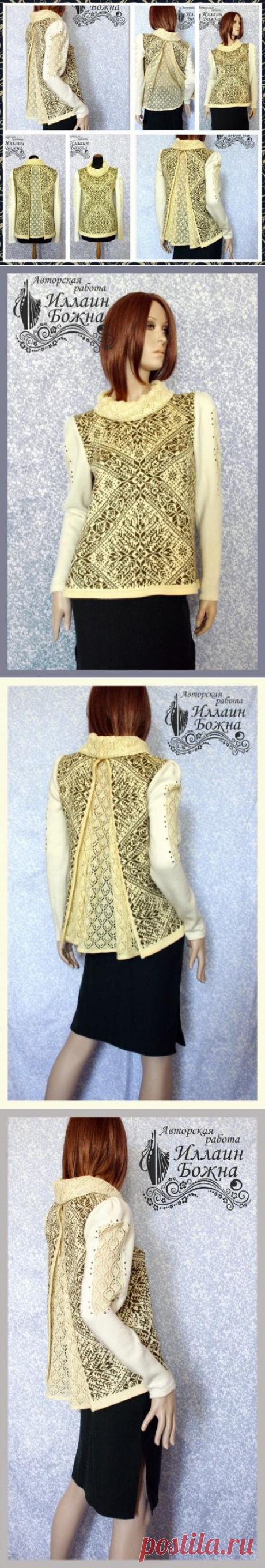 (+1) тема - Джемпер &quot;Воздух пустыни&quot; | СВОИМИ РУКАМИ