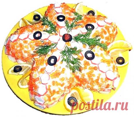 Салат «Морская звезда»