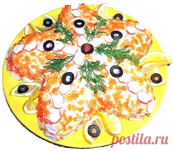 Салат «Морская звезда»