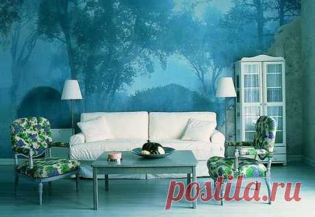 Как вам комната в туманном лесу?