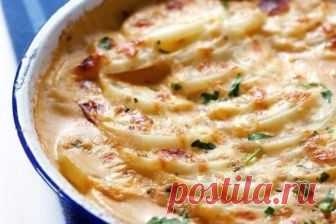Как приготовить запеченный картофель по-французски