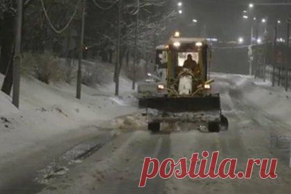 Камчатку накрыл снежный шторм