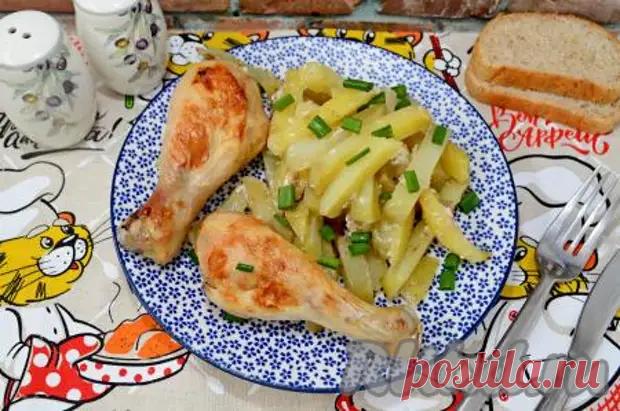 Куриные голени с картошкой в сметане в духовке - Наш уютный дом - Медиаплатформа МирТесен