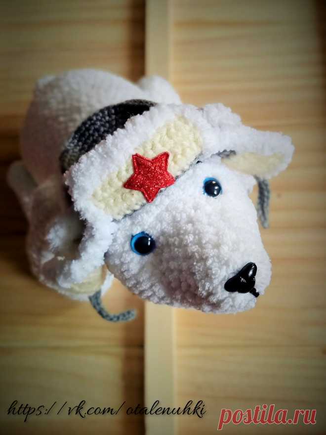 Белый медведь крючком