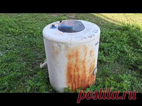 НЕ ВЫБРАСЫВАЙ СТАРЫЙ Водонагреватель!!! Изготовил из него просто ШИКАРНУЮ САМОДЕЛКУ!!!