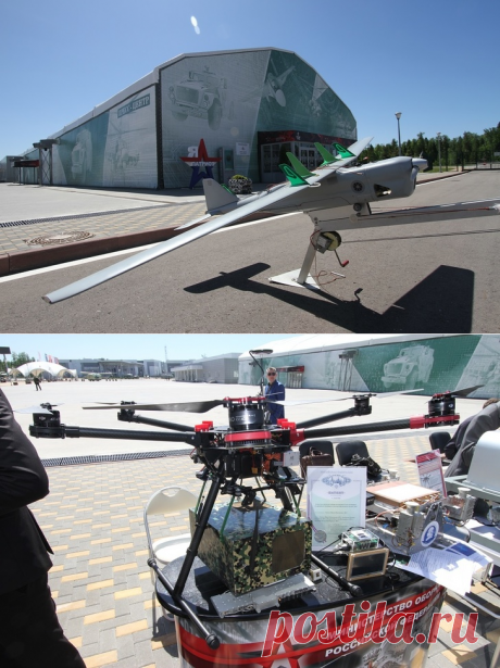 2018 май. Российские беспилотные системы на выставке в Кубинке