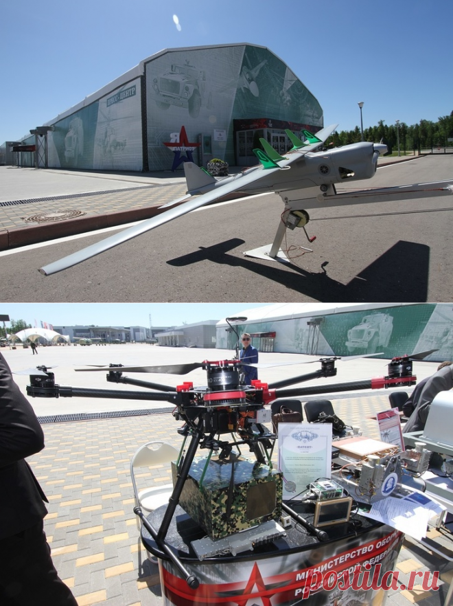 2018 май. Российские беспилотные системы на выставке в Кубинке