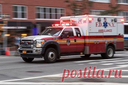 В США из-за снегопада столкнулись 45 автомобилей