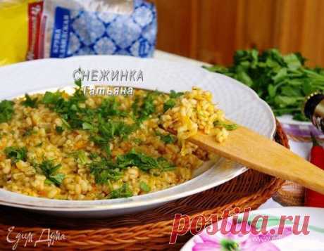 Хмельная перловка на гарнир. Ингредиенты: перловая крупа, лук репчатый, морковь | Официальный сайт кулинарных рецептов Юлии Высоцкой