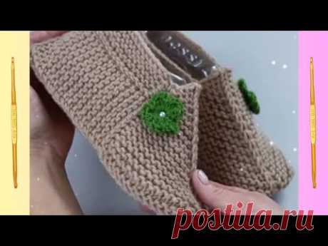 ✨ INCRÍVEL! PANTUFA DE CROCHÊ SUPER FÁCIL DE FAZER ✨