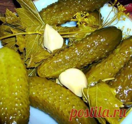 Хрустящие огурчики - необычный рецепт приготовления!
