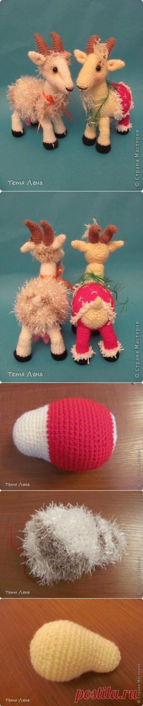 Вяжем крючком КОЗОЧКУ .МК