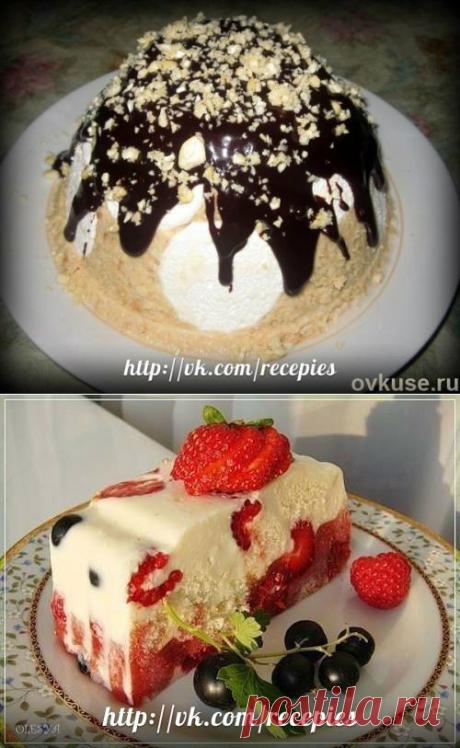 Подборка простых тортиков без выпечки в духовке.