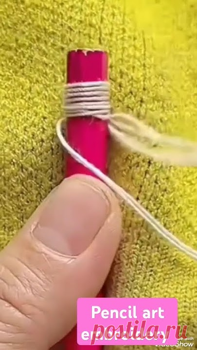 beautiful pencil art embroidery tutorial for beginners #embroidery #embroiderydesign