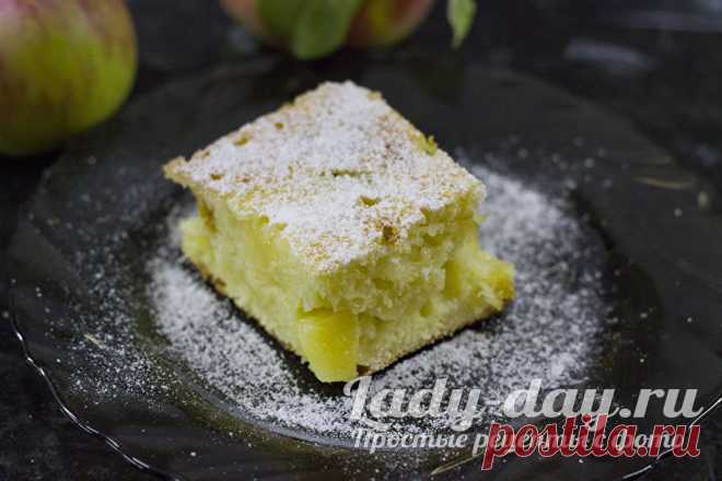 Яблочный пирог на кефире: вкуснее шарлотки, а готовить легче | Простые рецепты с фото
