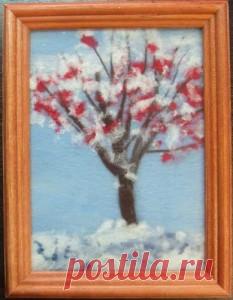 Картина изх шерсти для начинающих