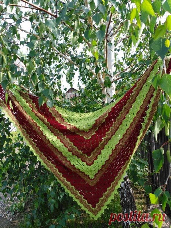 шаль "Лето" на конкурс "Вязанный карантин"