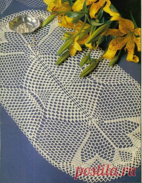15 моделей овальных салфеток крючком, со схемами | Sana Lace Knit | Яндекс Дзен