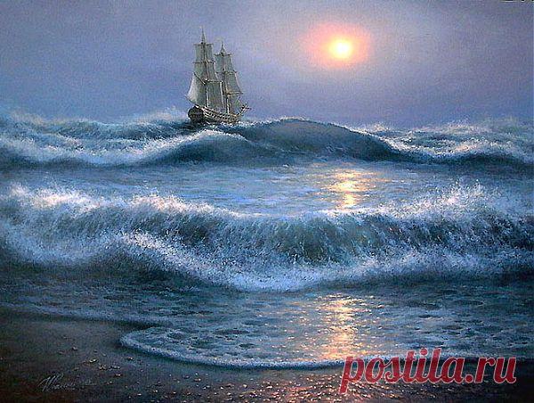 © Михаил Иваненко. На гребнях волны! By admin. пейзажи художноков
http://triino.ru/pejzazhi-xudo… |морские пейзажи фото